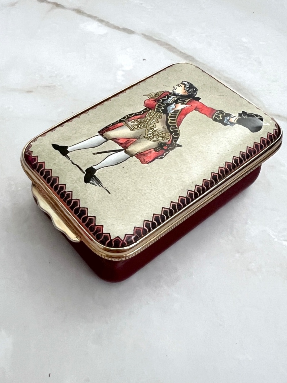 Halcyon Days Enamel Box David Garrick Benedick Much Ado About Nothing Theatrical